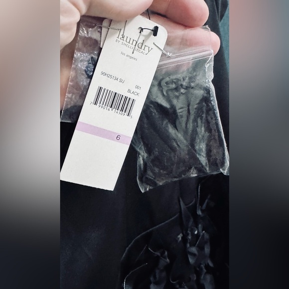 NWT Laundry By Shelli Segal Black Sleeveless or w/Straps! SEXY IN UR CITY BABY! - Picture 2 of 8